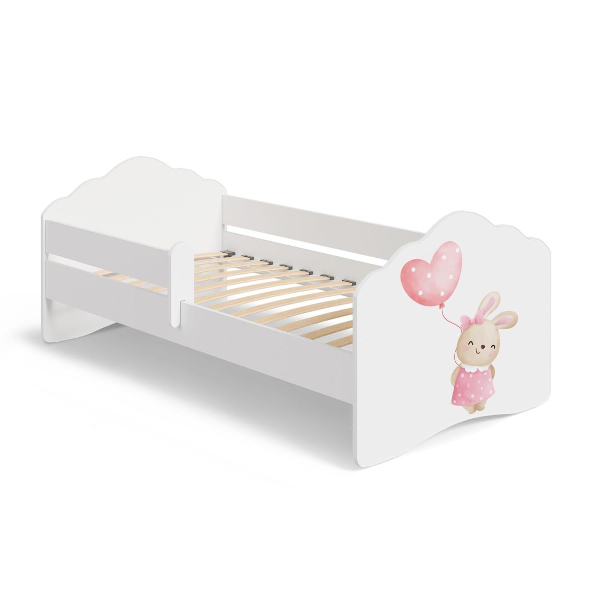 Lit enfant Fala Bunny 140 x 70 cm - barrière, thème Lapin