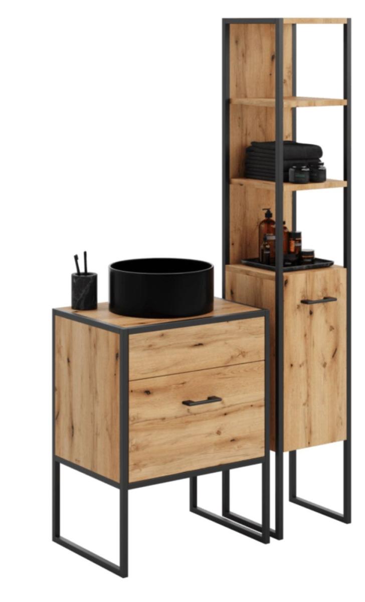 Ensemble de salle de bain Aura - bois et métal