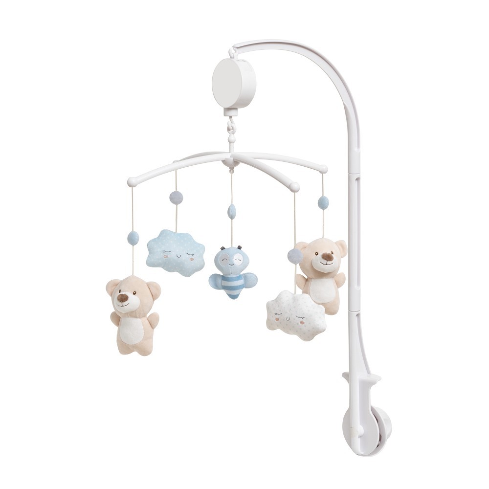 Carrousel musical Interbaby Osito - bleu - mobile de lit bébé