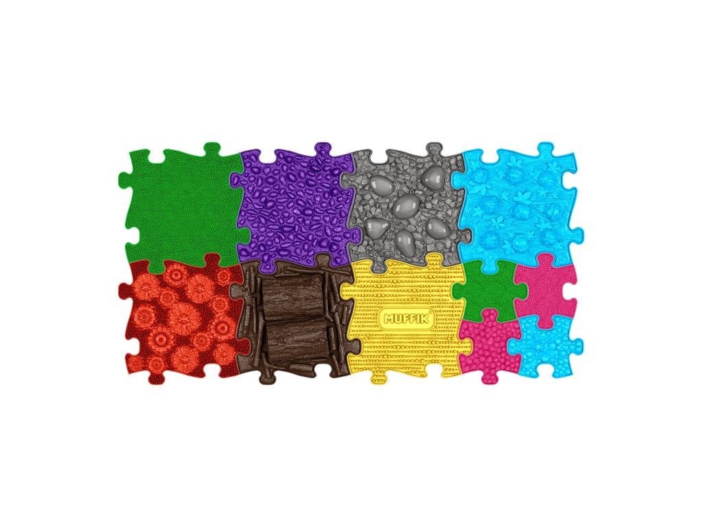 Tapis sensoriel Muffik ensemble Medium 2 - 11 pièces