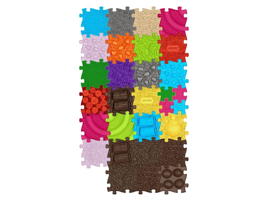 Tapis sensoriel Muffik ensemble Royal - 30 pièces