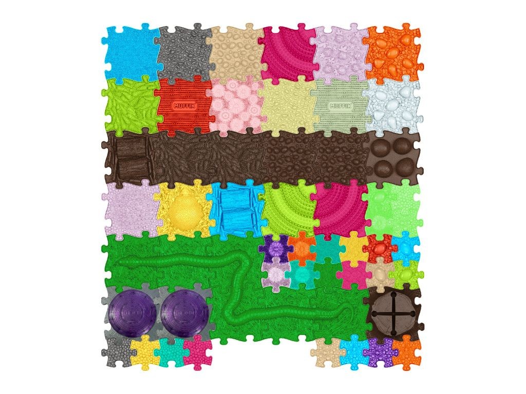 Tapis sensoriel Muffik ensemble Diamond - 49 pièces