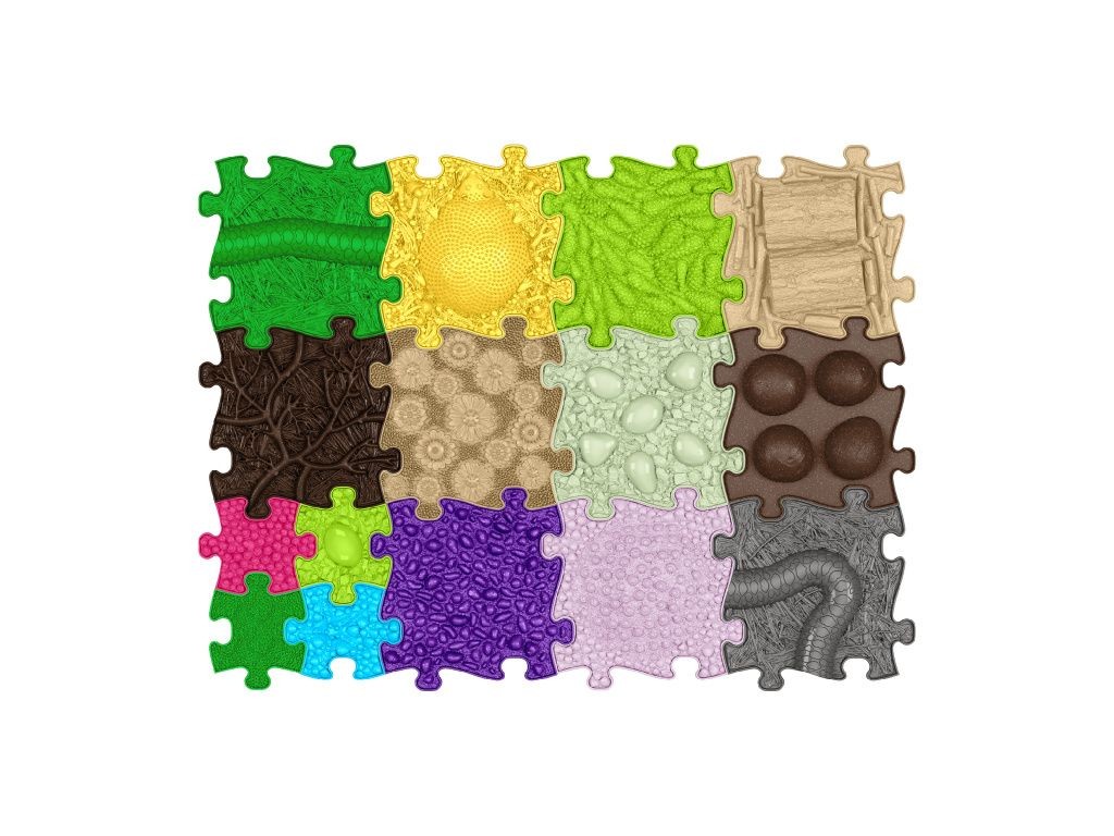 Tapis sensoriel Muffik ensemble Valgus - 15 pièces