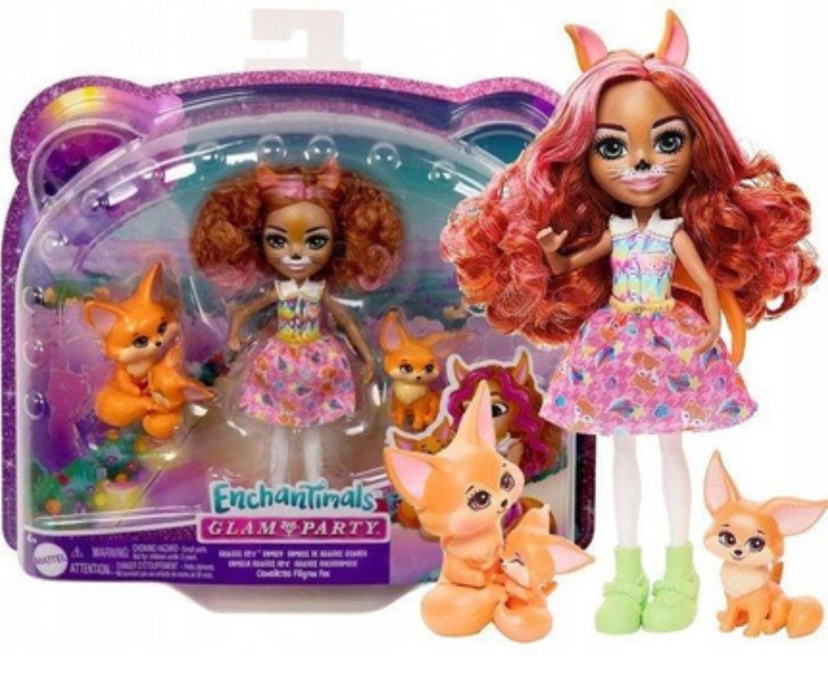 Poupée Enchantimals Mattel HNT60 - Fennec Fox et la famille renard