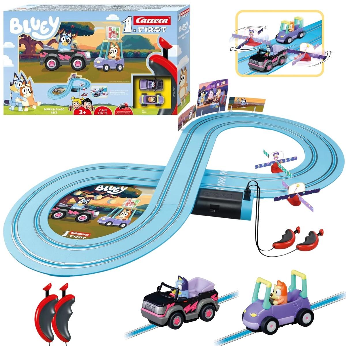 Circuit Carrera First 20063054 Bluey et Bingo Race 2,4 m