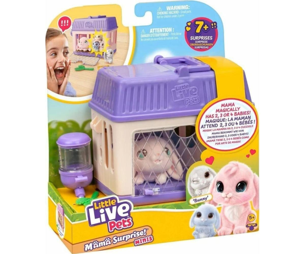 Peluche interactive Little Live Pets Moose 26625 Mama Surprise Minis - lapine