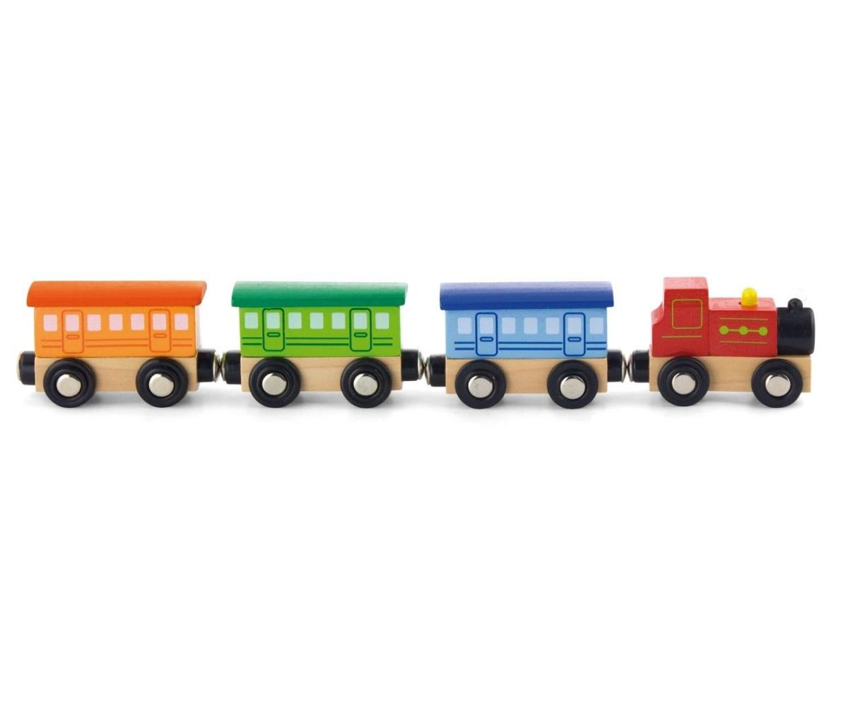 Train magnétique Viga 50819 Classic - bois