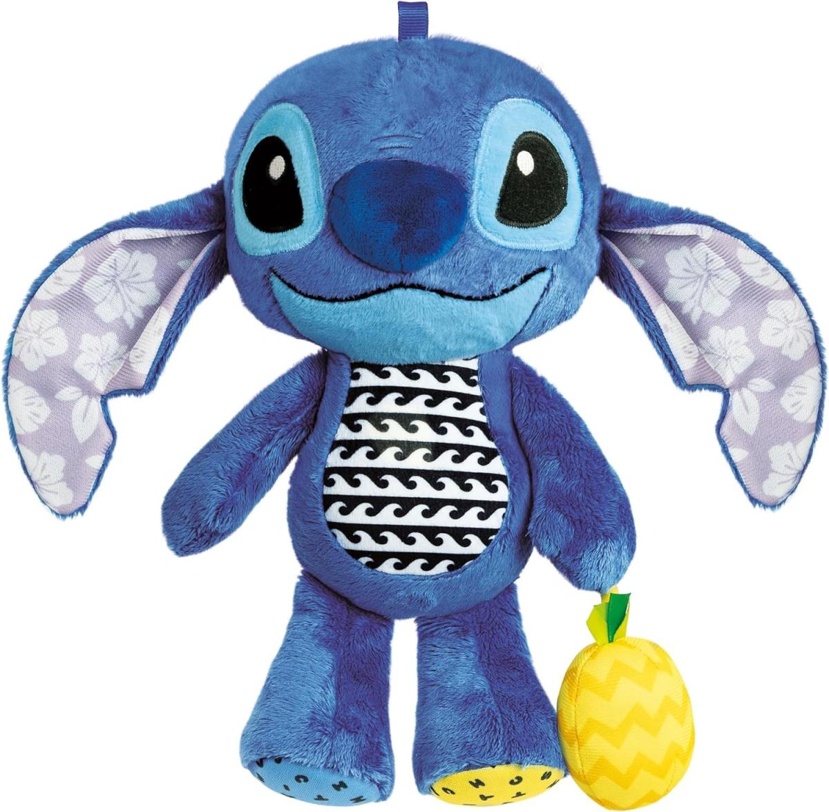 Peluche d'éveil Clementoni 17918 Disney Baby Stitch - ma première peluche