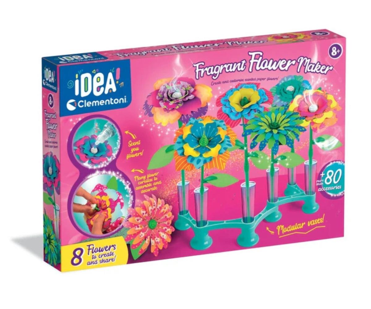 Coffret créatif Clementoni 18216 Idea Art - laboratoire de fleurs