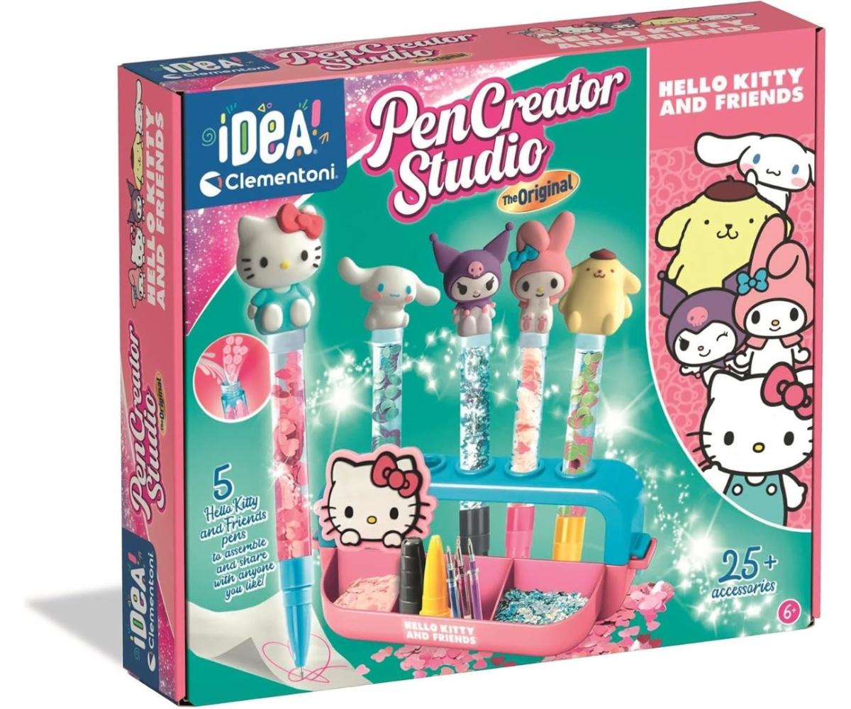 Coffret créatif Clementoni 18276 Idea - fabrique de stylos Hello Kitty