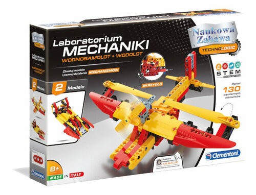 Coffret scientifique Clementoni 50060 Science & Jeu - hydravion et hydroglisseur