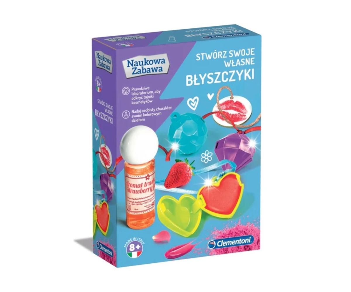 Coffret scientifique Clementoni 50066 Science & Jeu - labo à gloss