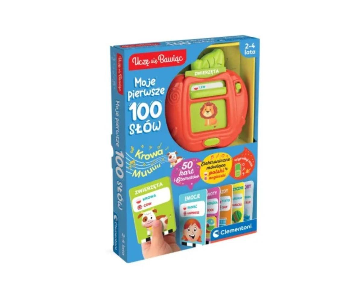 Jeu éducatif Clementoni 50283 Mes 100 premiers mots - français et anglais
