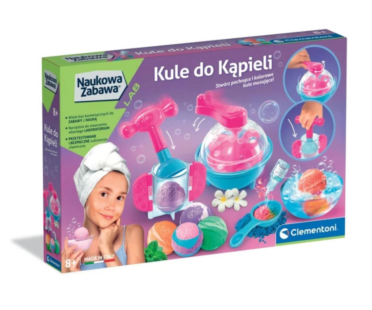 Coffret scientifique Clementoni 50397 Science & Jeu - boules de bain effervescentes