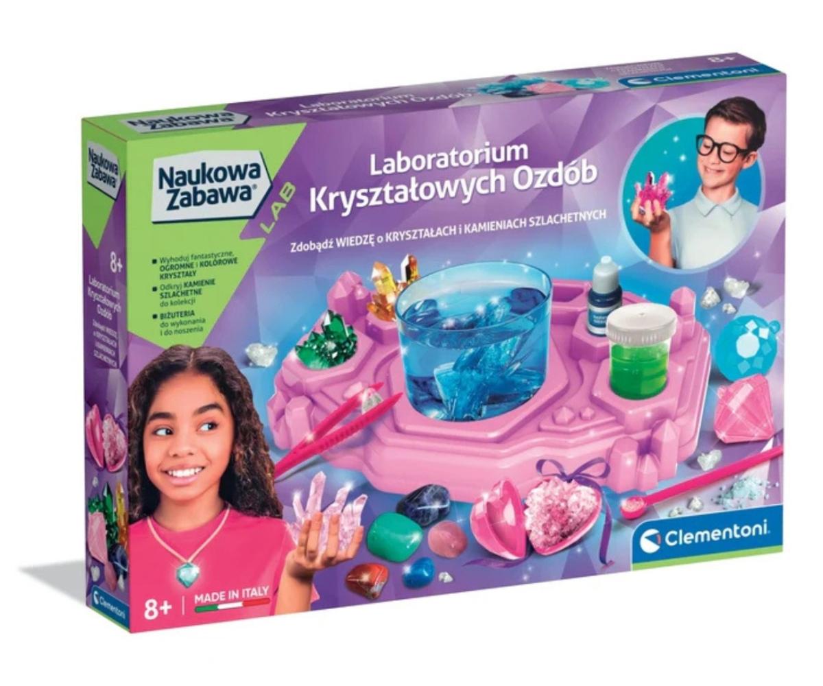Coffret scientifique Clementoni 50398 Science & Jeu - laboratoire de cristaux