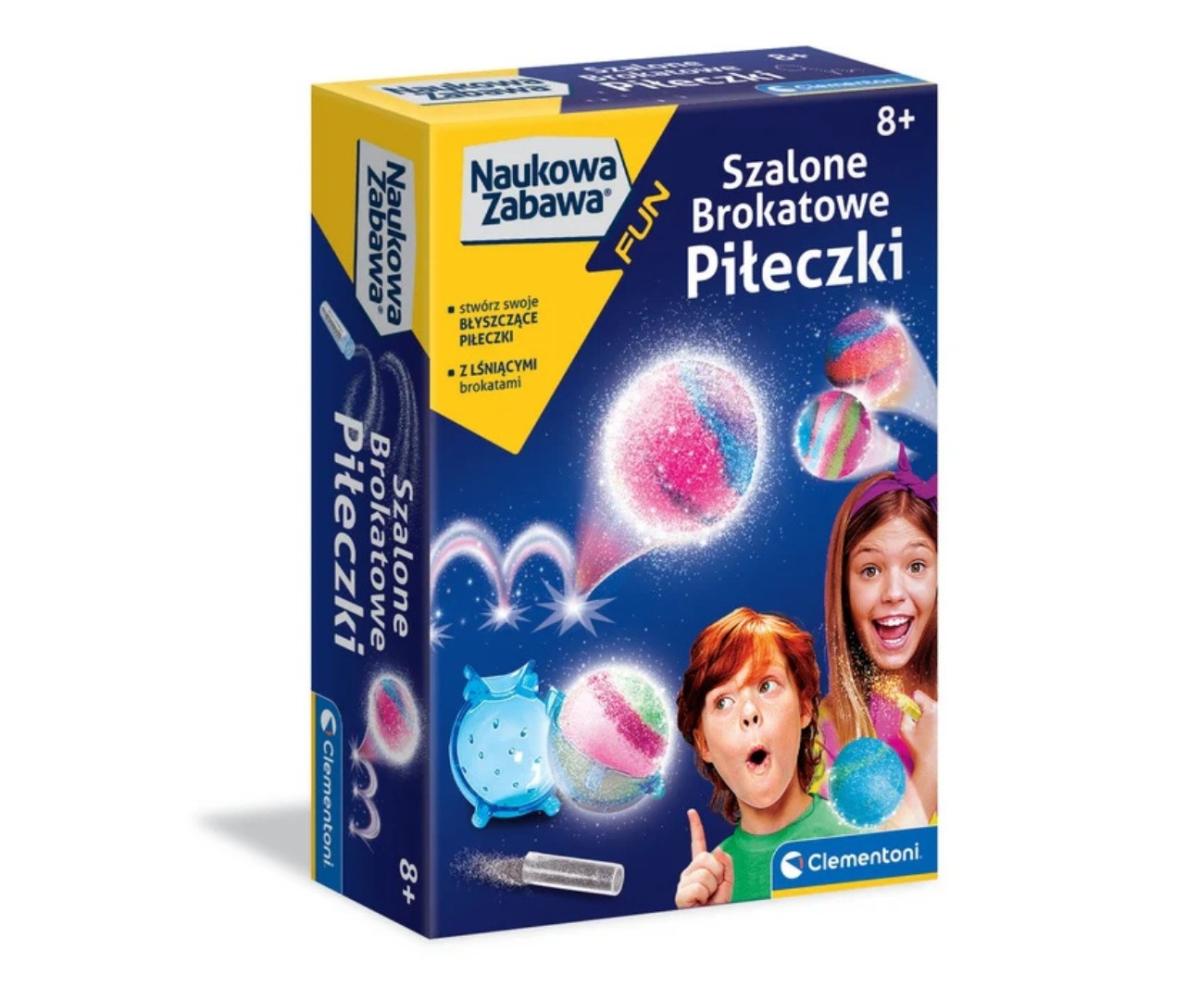 Coffret scientifique Clementoni 50702 Science & Jeu - balles rebondissantes à paillettes
