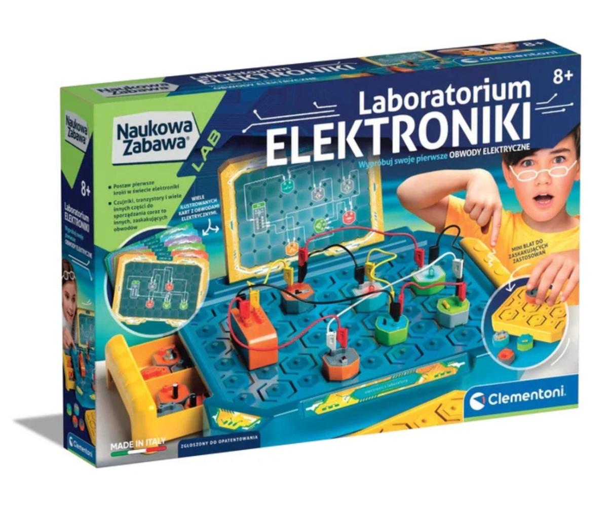 Coffret scientifique Clementoni 50727 Science & Jeu - laboratoire d'électronique