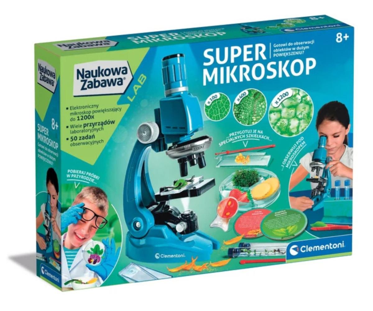 Microscope Clementoni 50755 Science & Jeu - Super Microscope 1200x