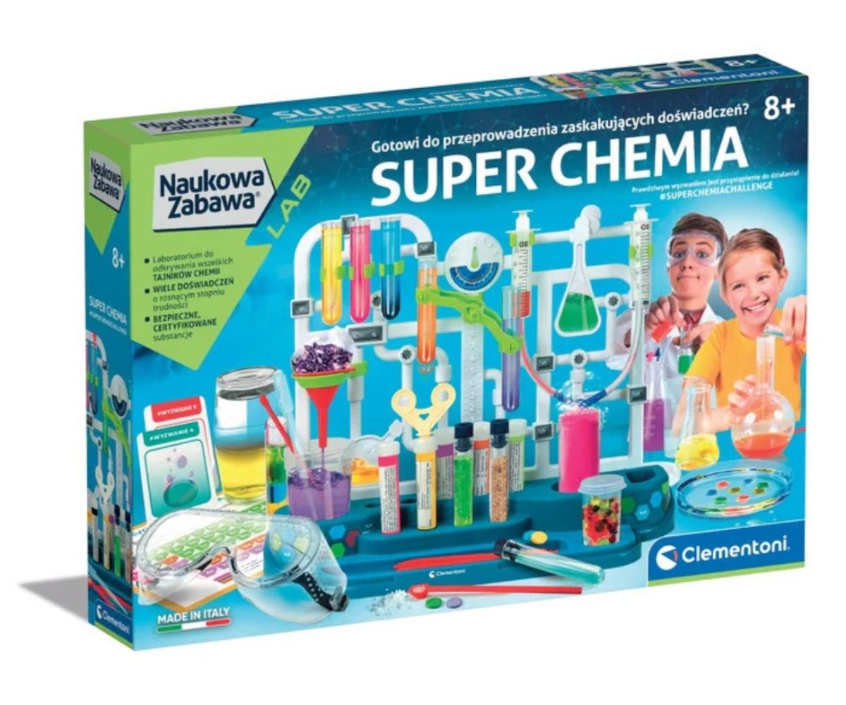 Coffret scientifique Clementoni 50805 Science & Jeu - super chimie