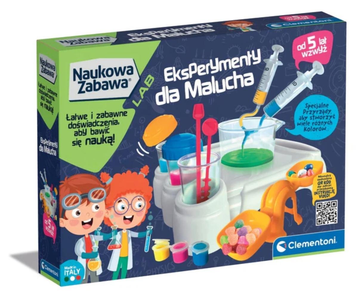 Coffret scientifique Clementoni 50895 Science & Jeu - expériences pour les petits