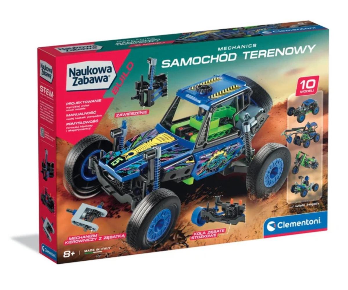 Coffret scientifique Clementoni 50918 Science & Jeu - labo mécanique tout-terrain