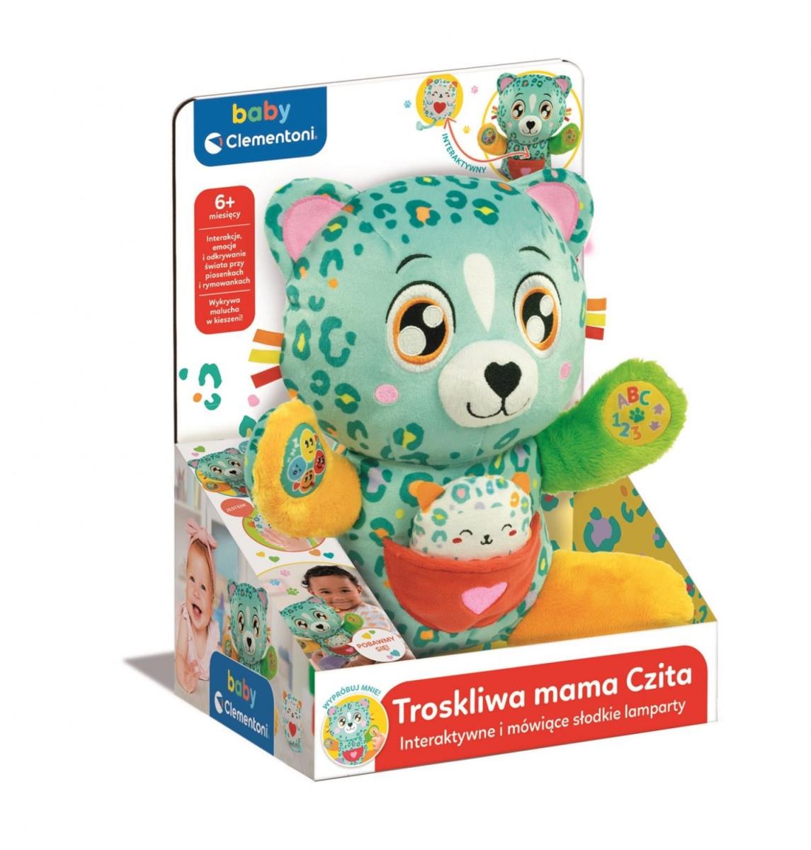 Peluche interactive Clementoni 50935 Baby - Czita la maman dragon