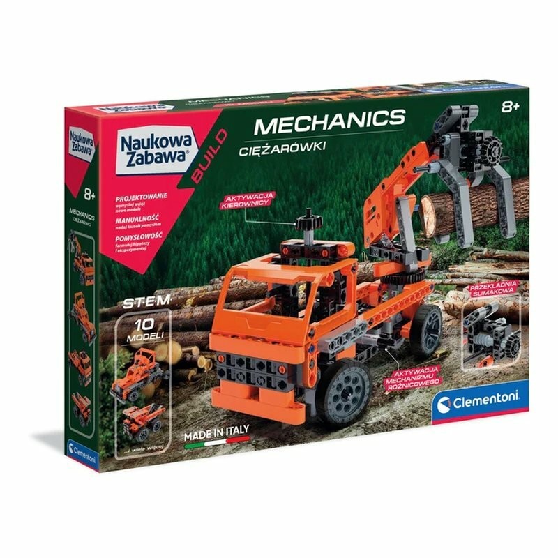 Coffret scientifique Clementoni 60992 Science & Jeu - labo mécanique camions