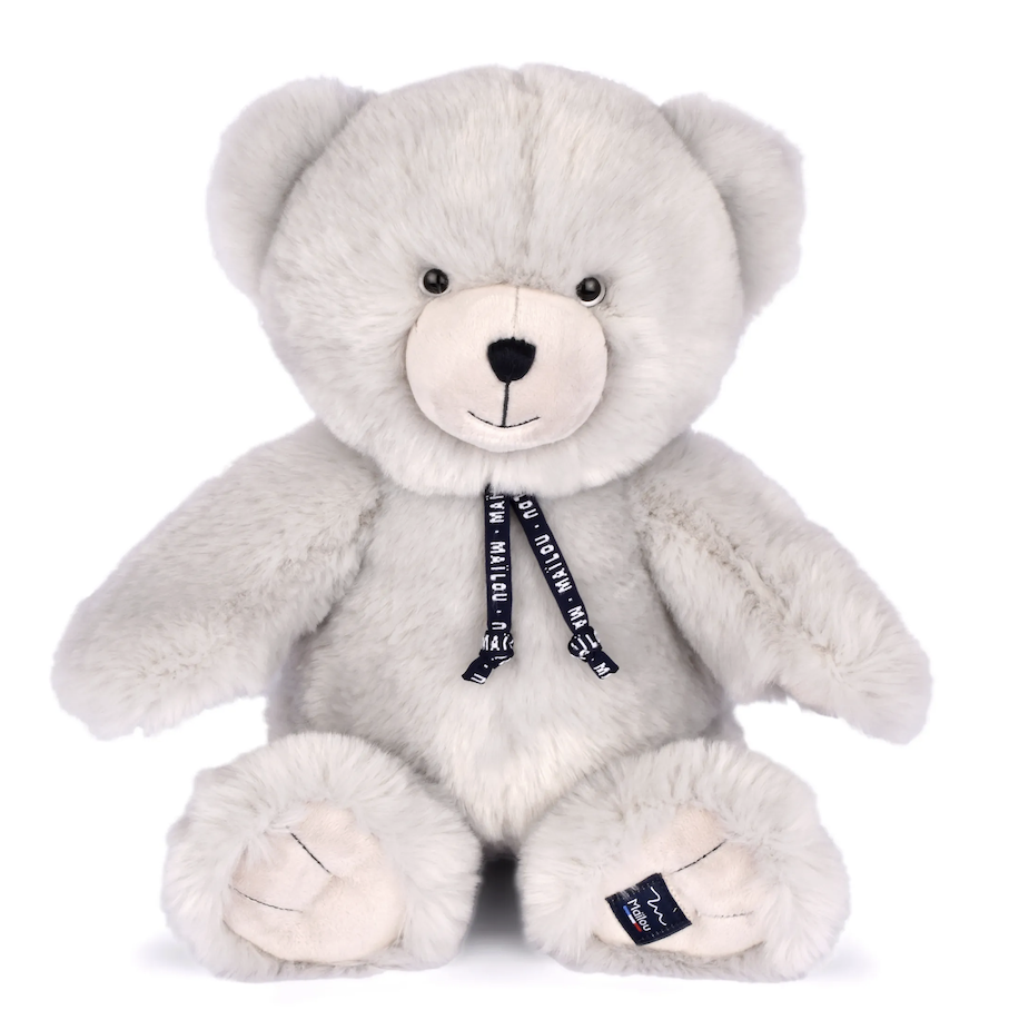Peluche ours blanc 50cm - mailou
