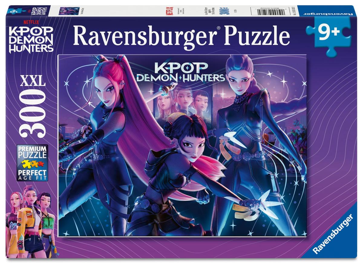Puzzle 300 pièces XXL - Le Trio Kpop Demon Hunters