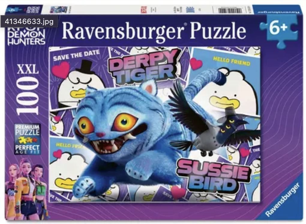 Puzzle 100 pièces XXL - Le Duo Derpy et Sussie/Kpop Demon Hunters
