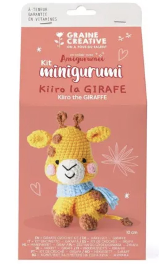 Kit minigurumi crochet - Girafe