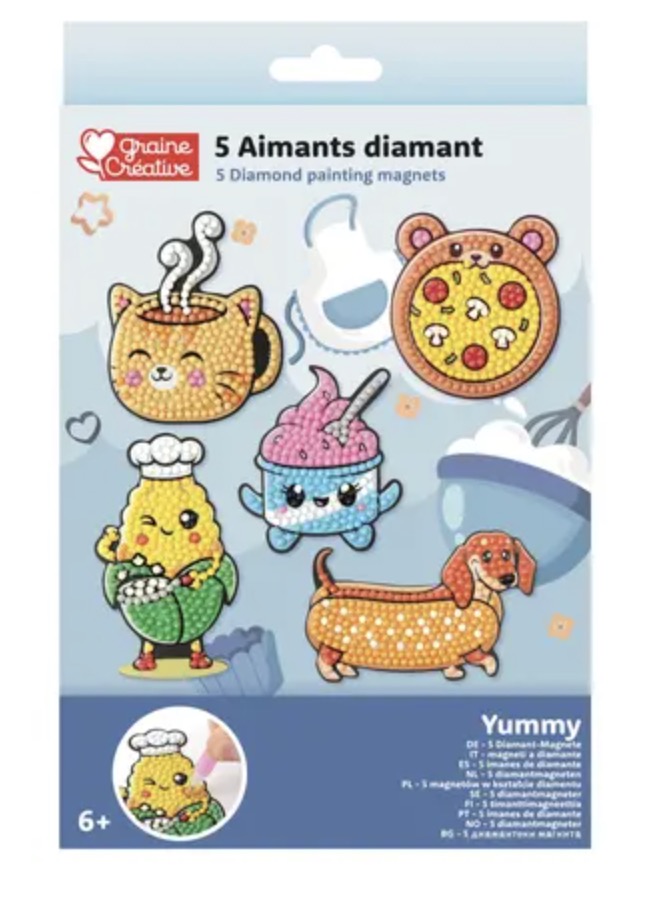 Kit diamant Magnets enfant 5pcs