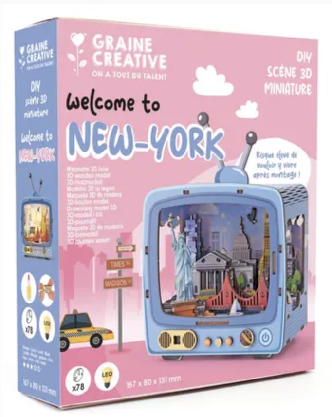 Maquette 3D bois - TV New York