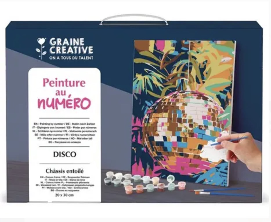 Peinture au numero - Disco ball