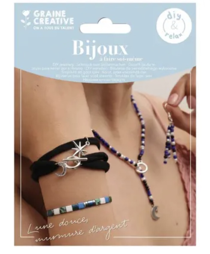 Kit bijoux a faire soit meme - Lune