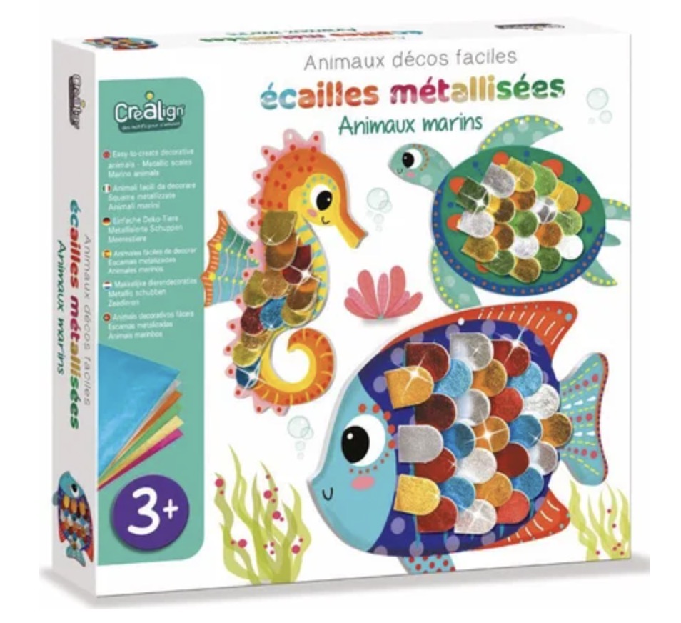 Ecailles metalisees - Animaux marins