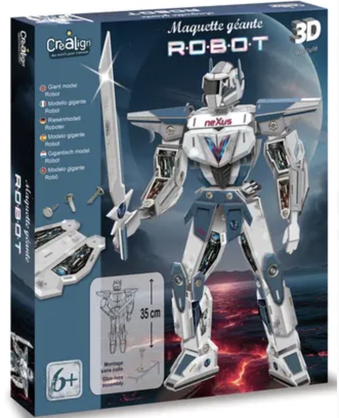 Maquette Robot a construire - 6 ans