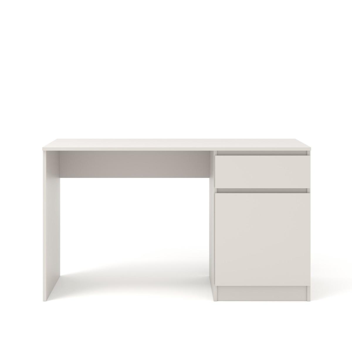 Bureau MAJA 130 cm avec tiroir et caisson - Cachemire