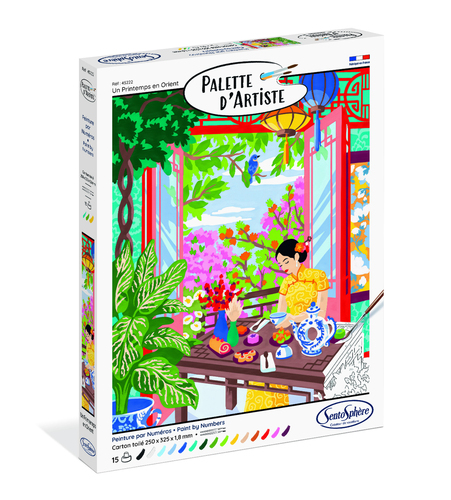Palette d artiste Un Printemps en Orient