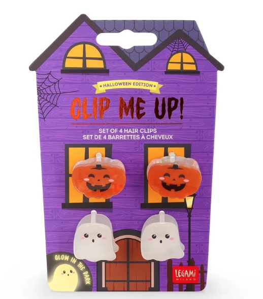 Set de 4 Mini Barrettes à Cheveux d'Halloween - Clip Me Up!
