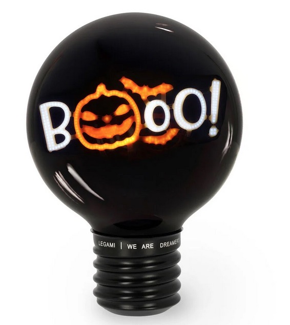 Lampe de table en forme d'ampoule d’Halloween