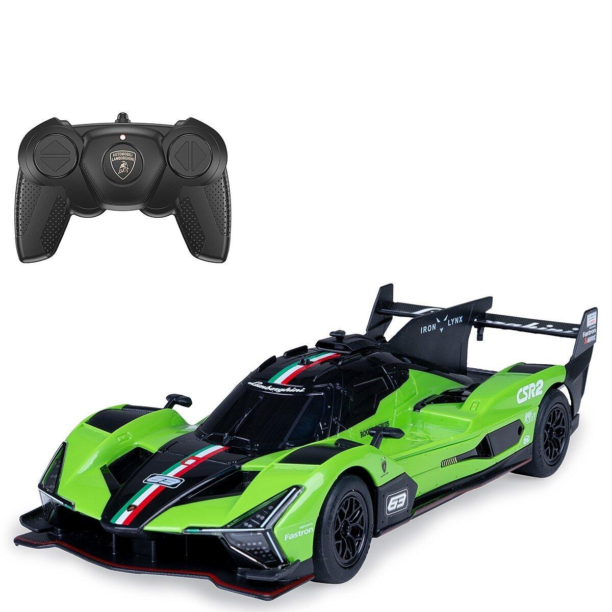 Voiture télécommandée Lamborghini SC63 LMDH 1:24 vert 2,4GHz