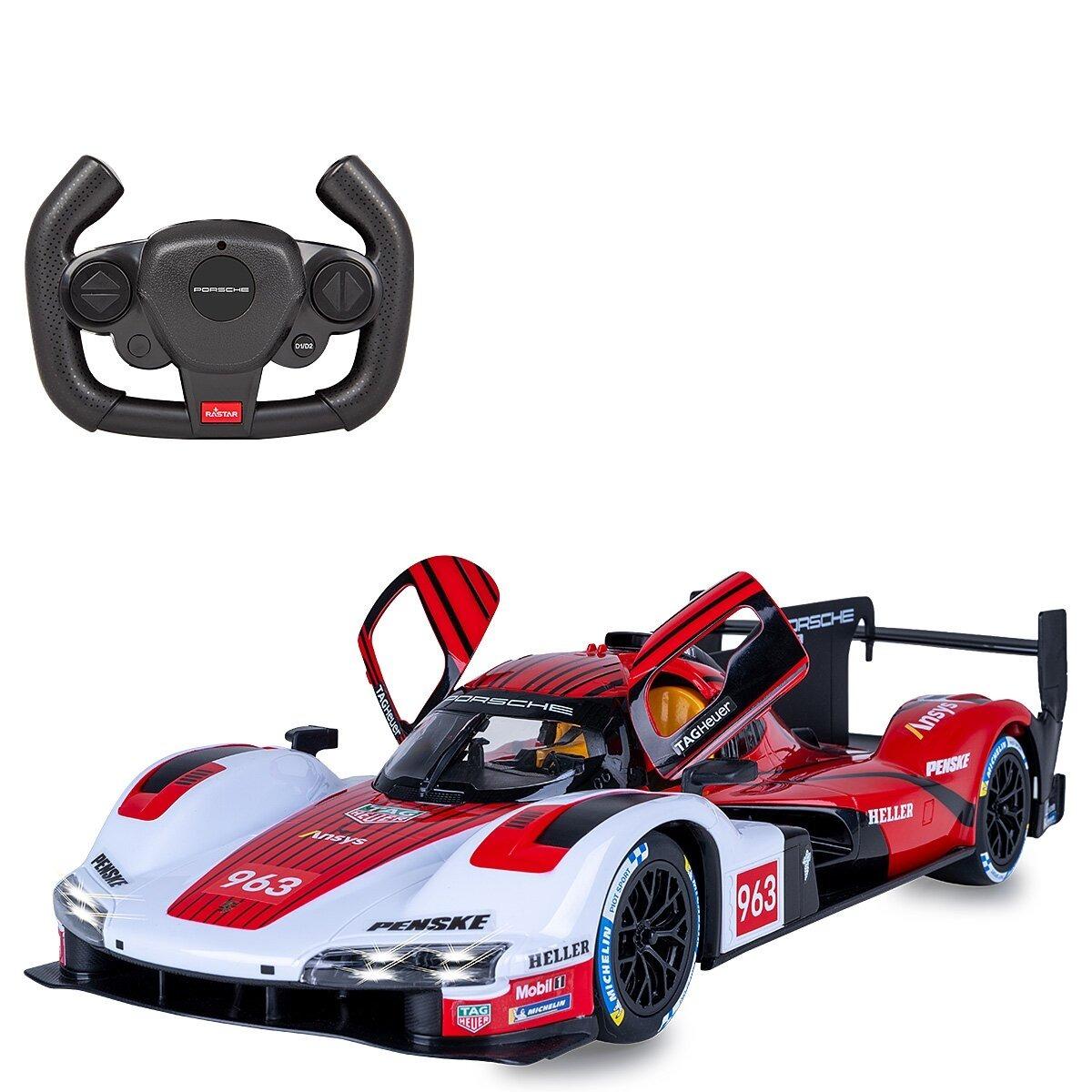 Voiture télécommandée Porsche 963 LMDH 1:14 rouge 2,4GHz Porte manuelle