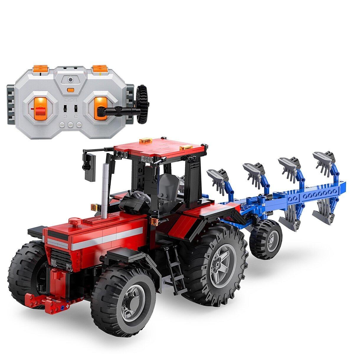 CaDA Tracteur avec charrue 1:17 2,4GHz Bricks