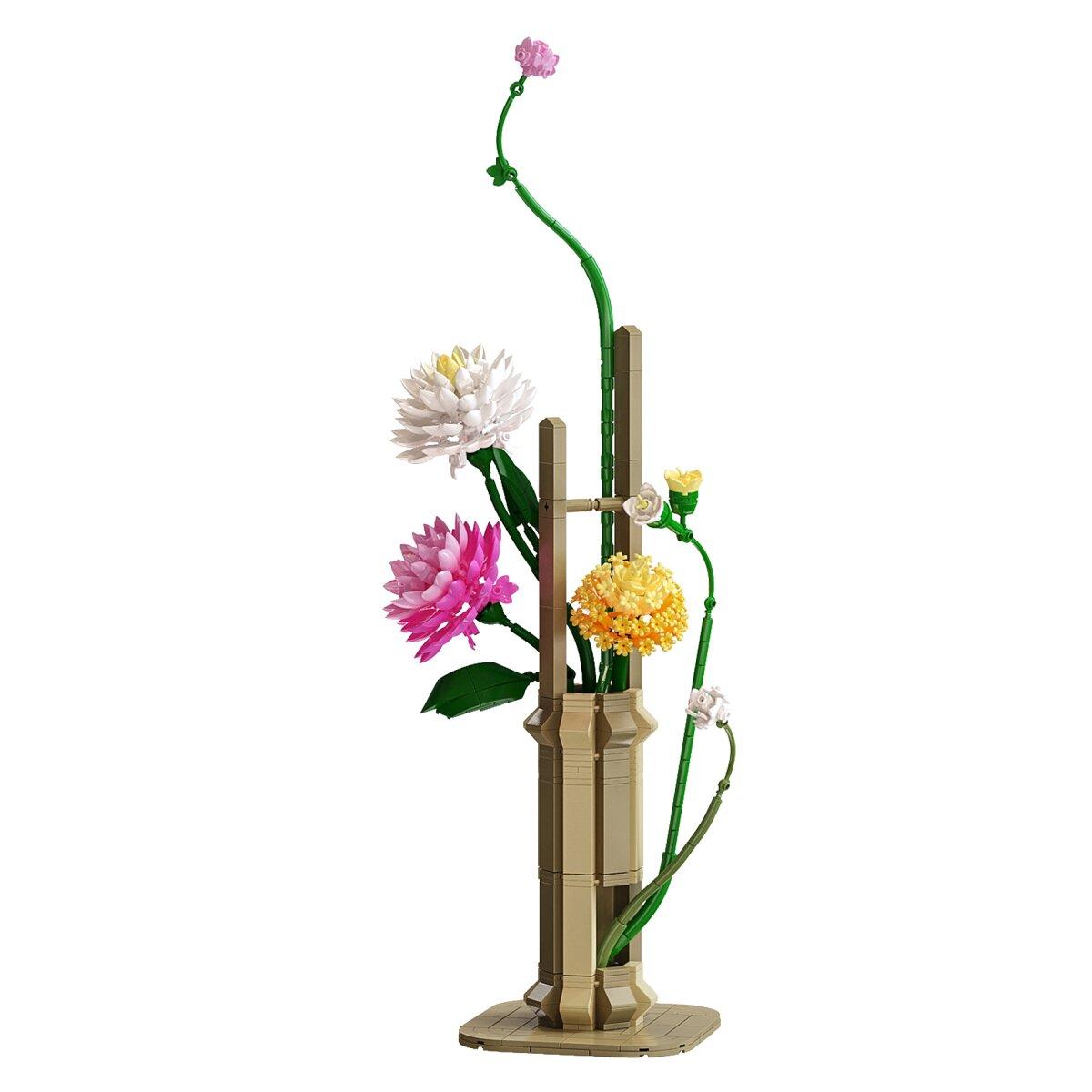 CaDA Bouquet de fleurs Printemps 1:1 Bricks