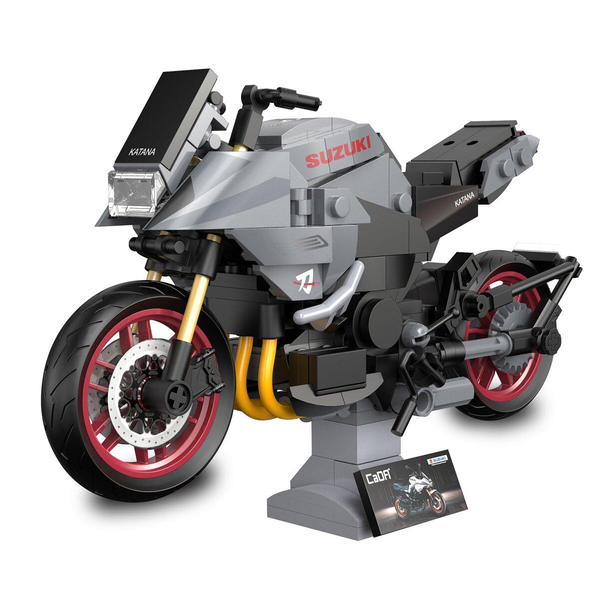 CaDA Suzuki Katana 1:12 gris Bricks