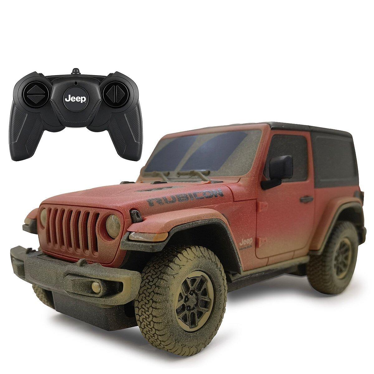 Voiture télécommandée Jeep Wrangler Rubicon 1:24 Muddy 2,4GHz