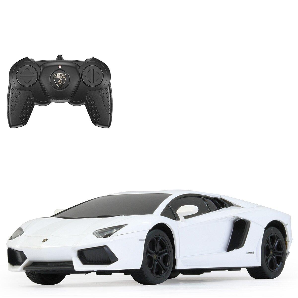 Voiture télécommandée Lamborghini Aventador 1:24 blanc 2,4GHz