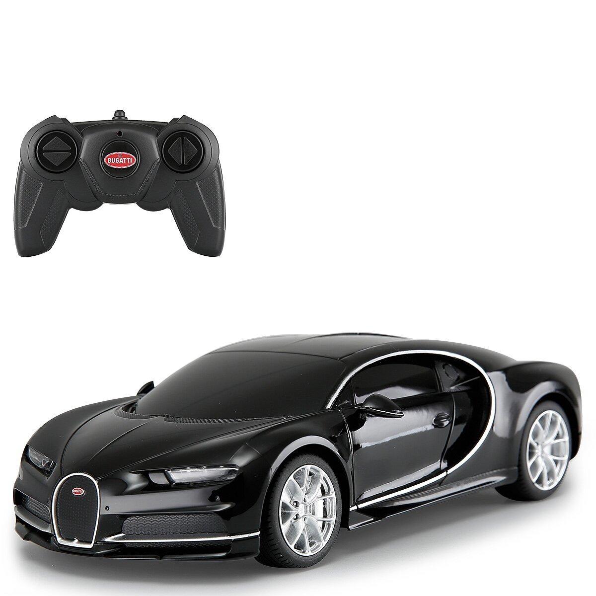 Voiture télécommandée Bugatti Chiron 1:24 noir 2,4Ghz