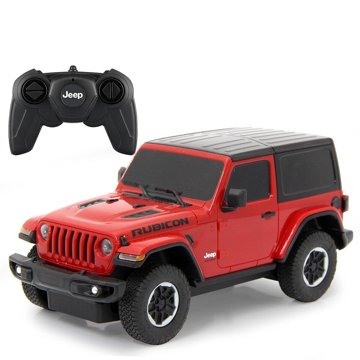 Voiture télécommandée Jeep Wrangler JL 1:24 rouge 2,4Ghz
